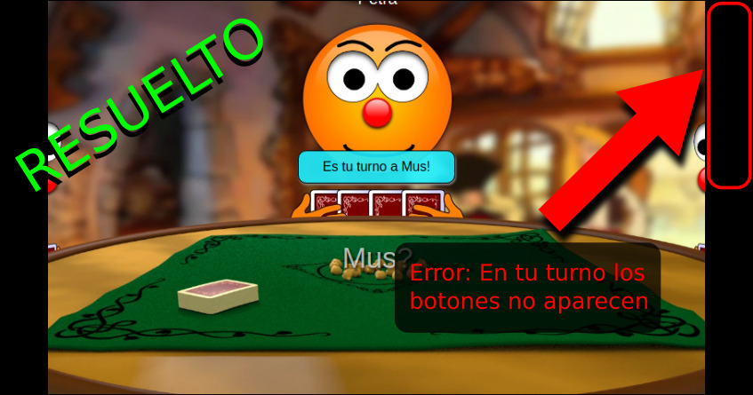 Bug del mus 3D: No aparecen los botones de acción
